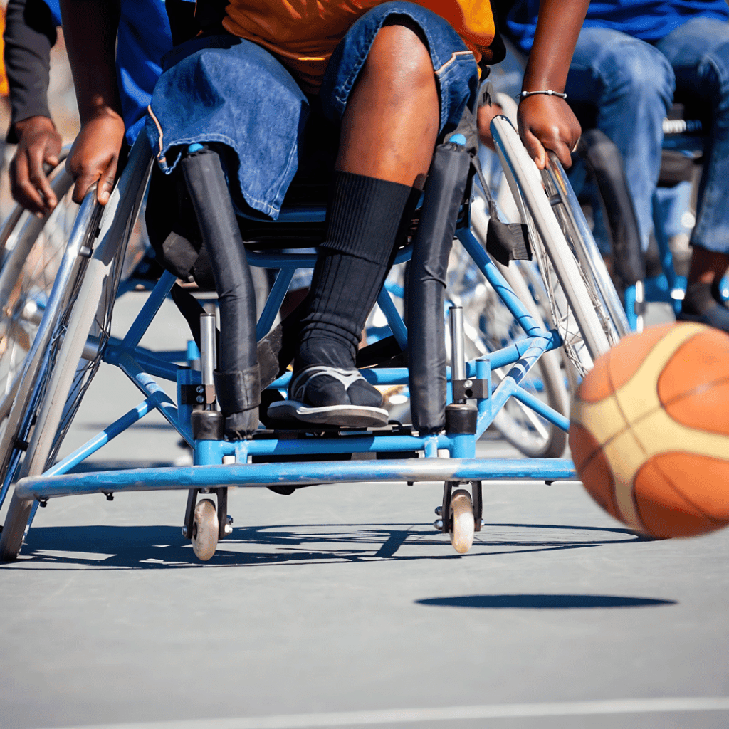 PWD Playing Basketball